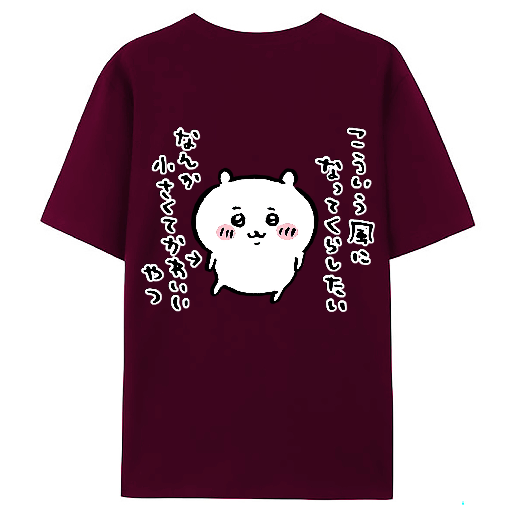 （画像用） ちいかわ ちいかわ Chii-kawa chiikawa レディース半袖Tシャツ(バックプリント)